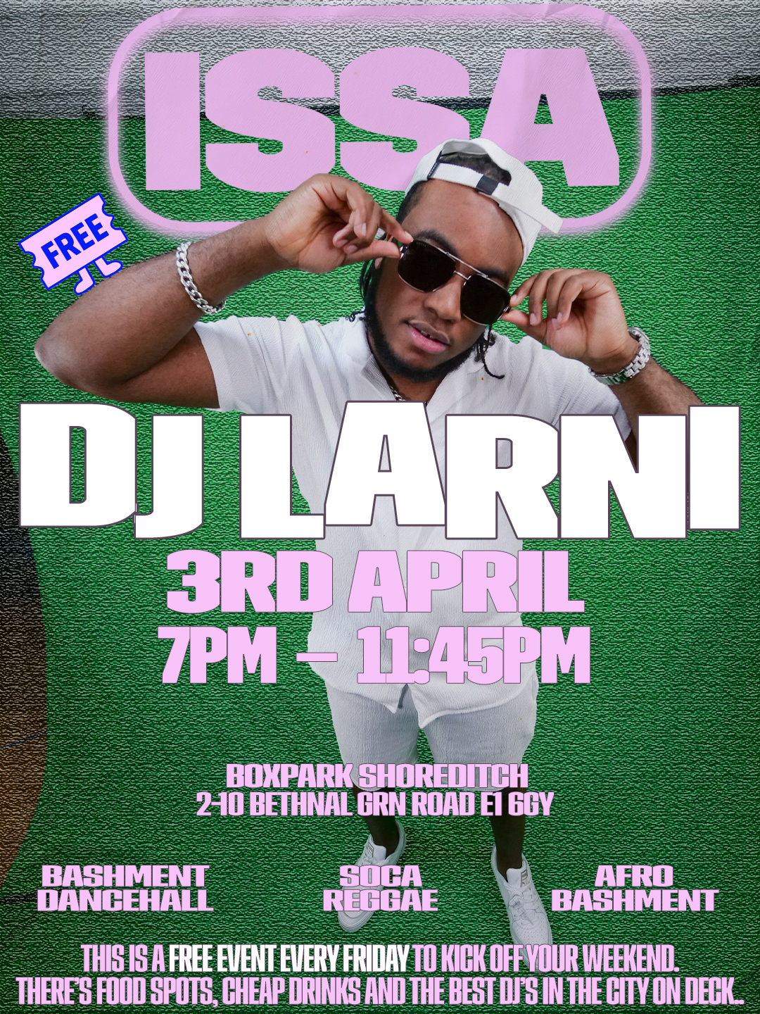 ISSA: FRIDAY AFTERWORK – BANK HOLIDAY