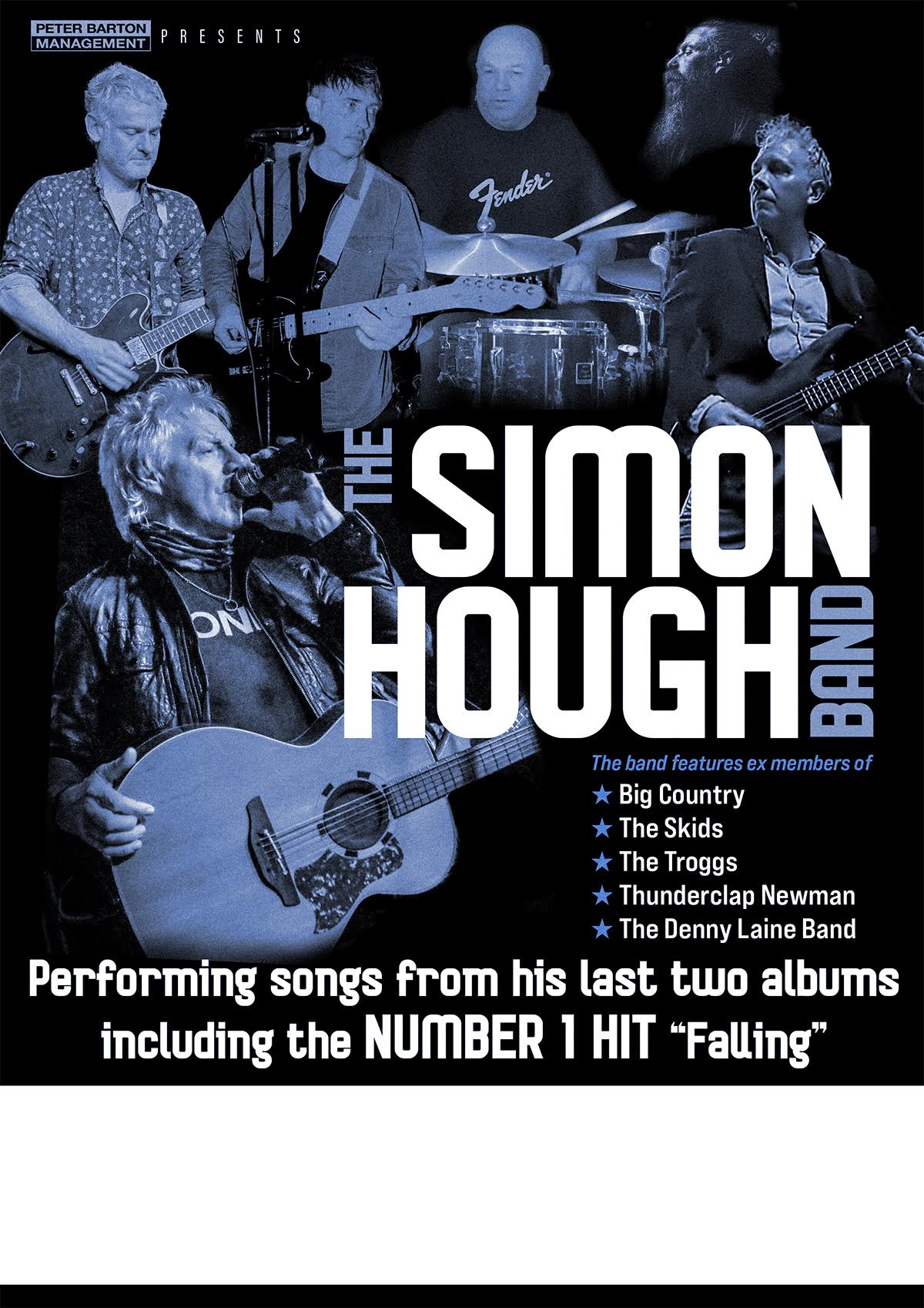 The Simon Hough Band – Friday 17th April 2026 | Sunbird Records, Darwen