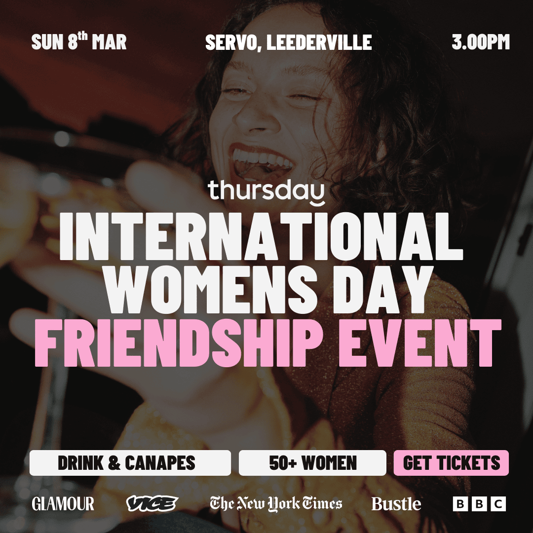 Sunday | Ladies Friendship Afternoon with Canapes, Drink & Sunday Sesh @ Servo | Leederville (Women Only)
