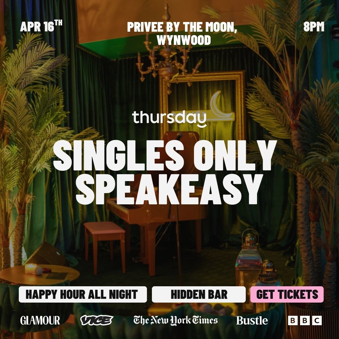 Thursday | Singles Only Speakeasy @ Privee by the Moon | Wynwood