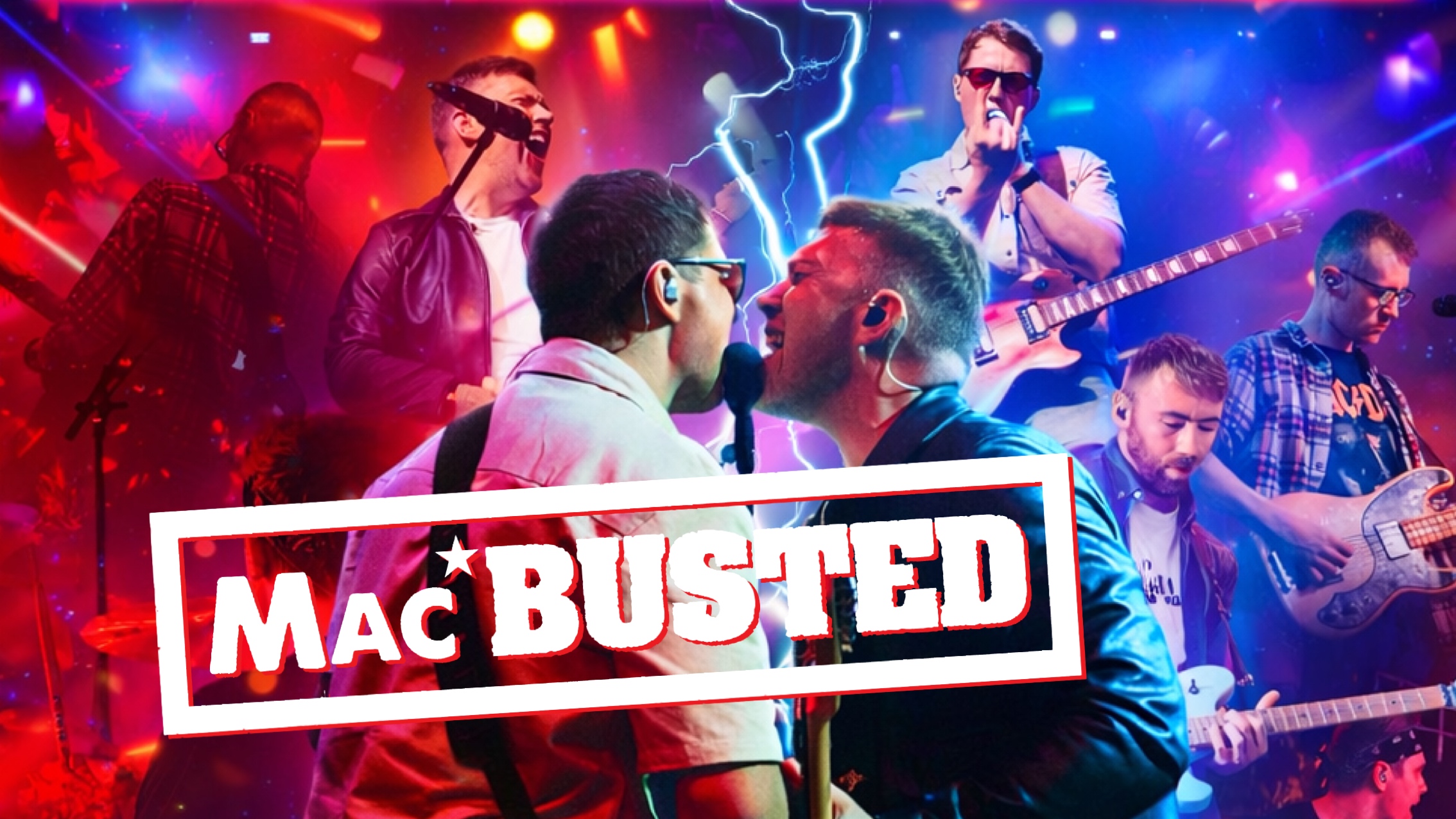 🚨 THIS FRIDAY! MacBusted Live – the official No.1 tribute to McFly and Busted