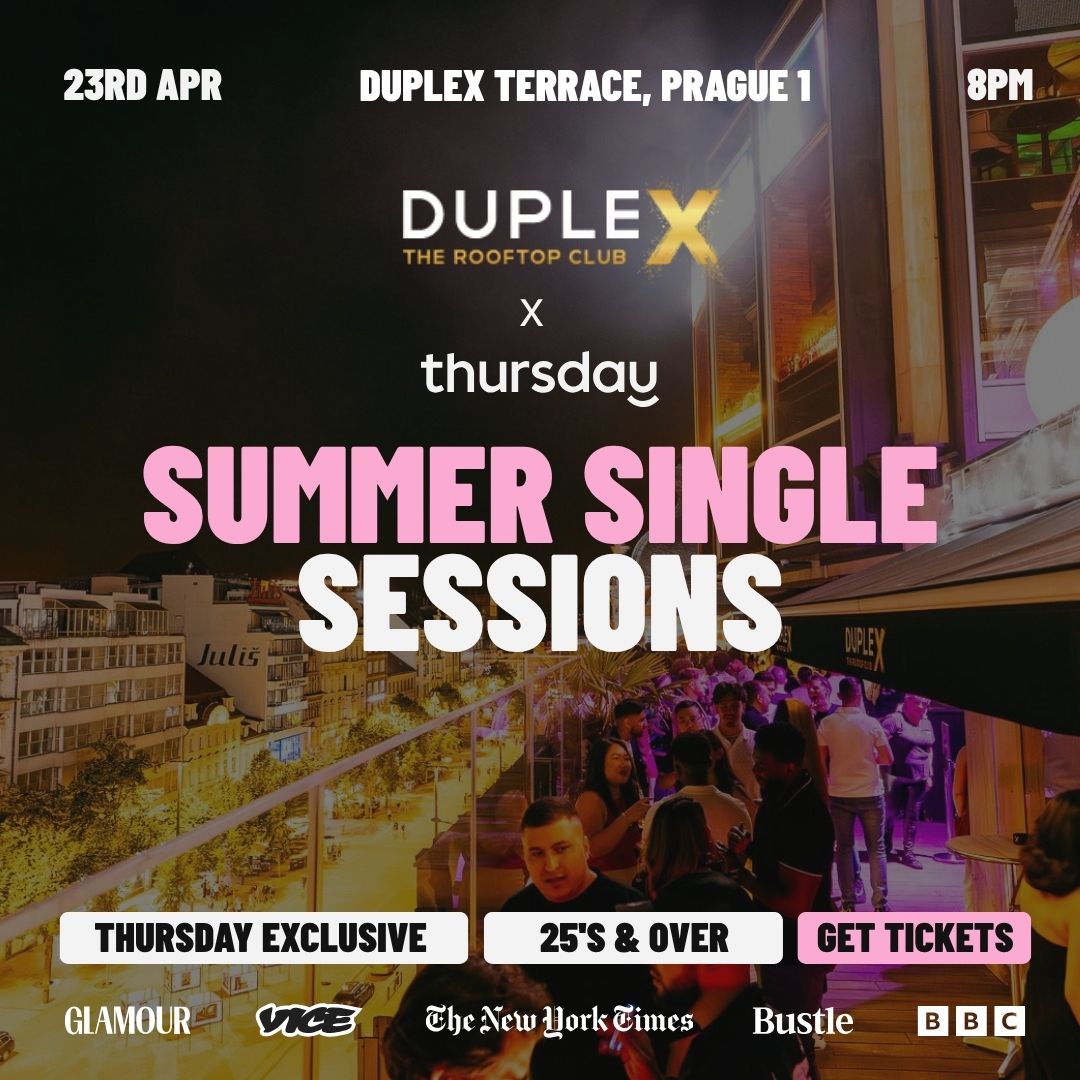 Thursday Dating | Summer Single Sessions | Duplex Terrace, Prague 1 | CZ / EN