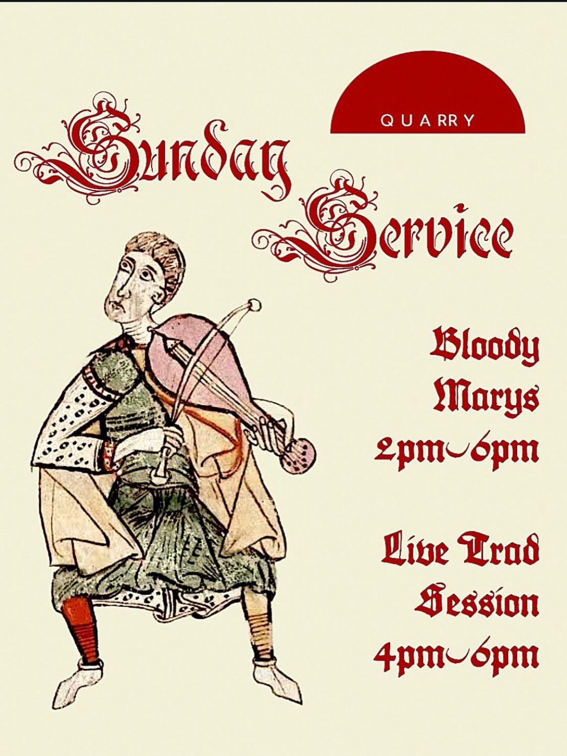 Sunday Service: Free Entry // Trad session in the bar