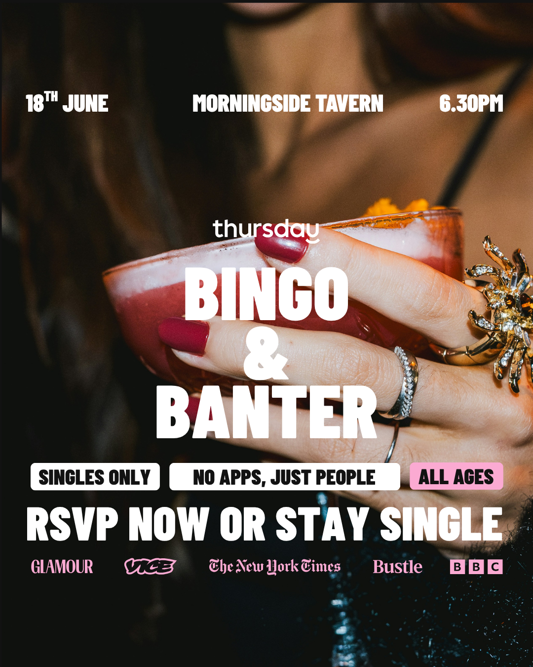 Thursday | Bingo & Banter | Book at thursday.com