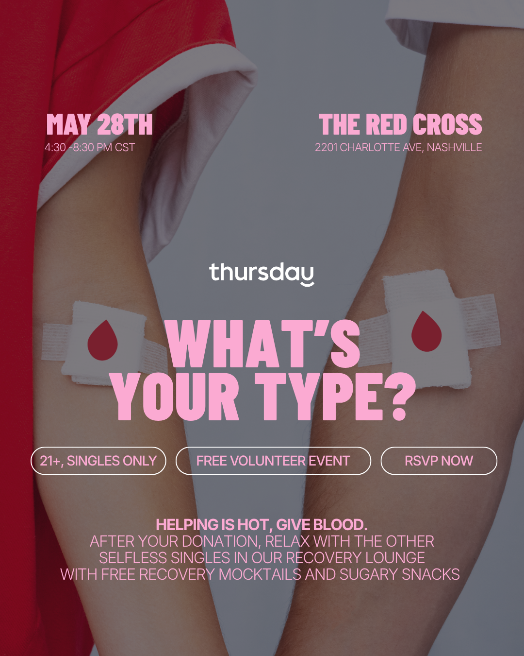 Thursday | What’s Your Type | Nashville | Book at thursday.com