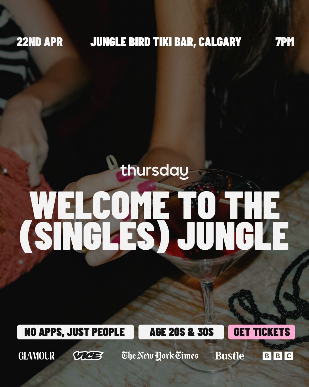 Wednesday | Jungle Bird Tiki Bar (Age 20s & 30s) | Calgary