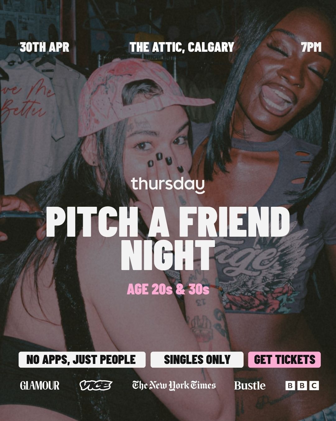Thursday | The Attic (Pitch Your Friend Night 🎤 (Age 20s & 30s ) | Calgary
