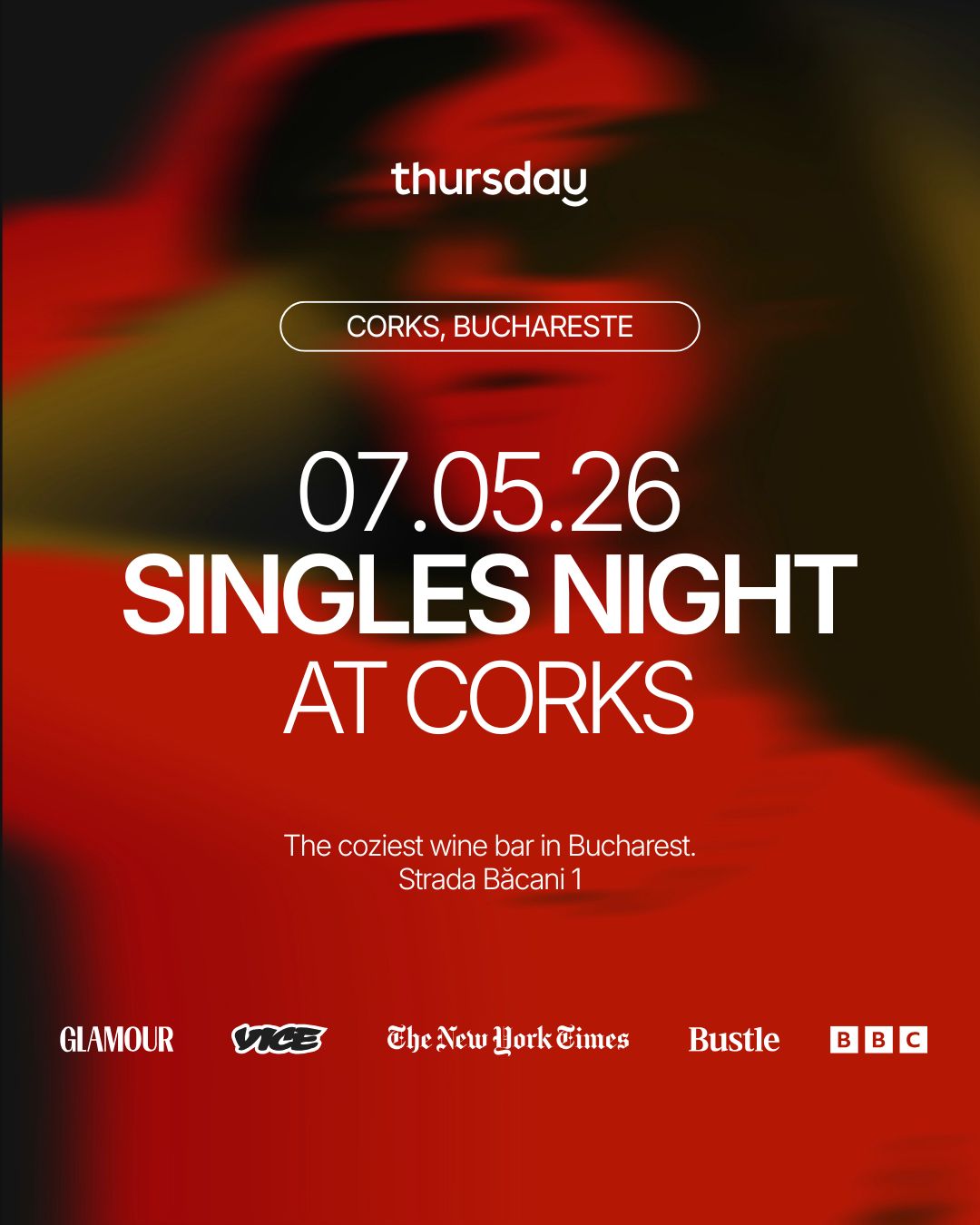THURSDAY | WINE BAR SINGLES MIXER |  BUCHAREST