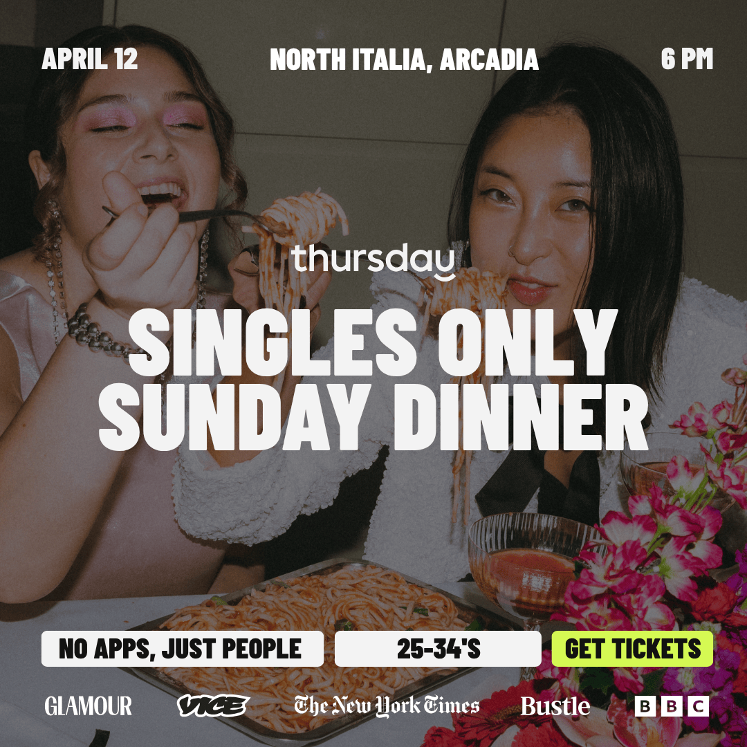 Sunday | North Italia Singles Dinner (25-35s) | Arcadia