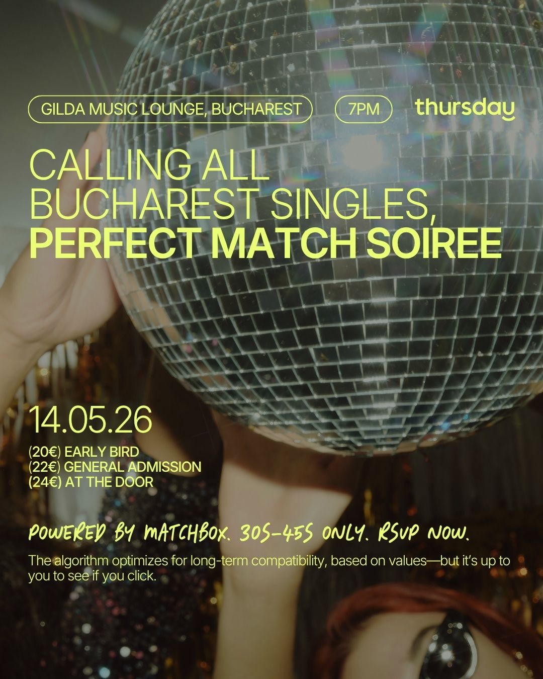 THURSDAY | PERFECT MATCH | BUCHAREST
