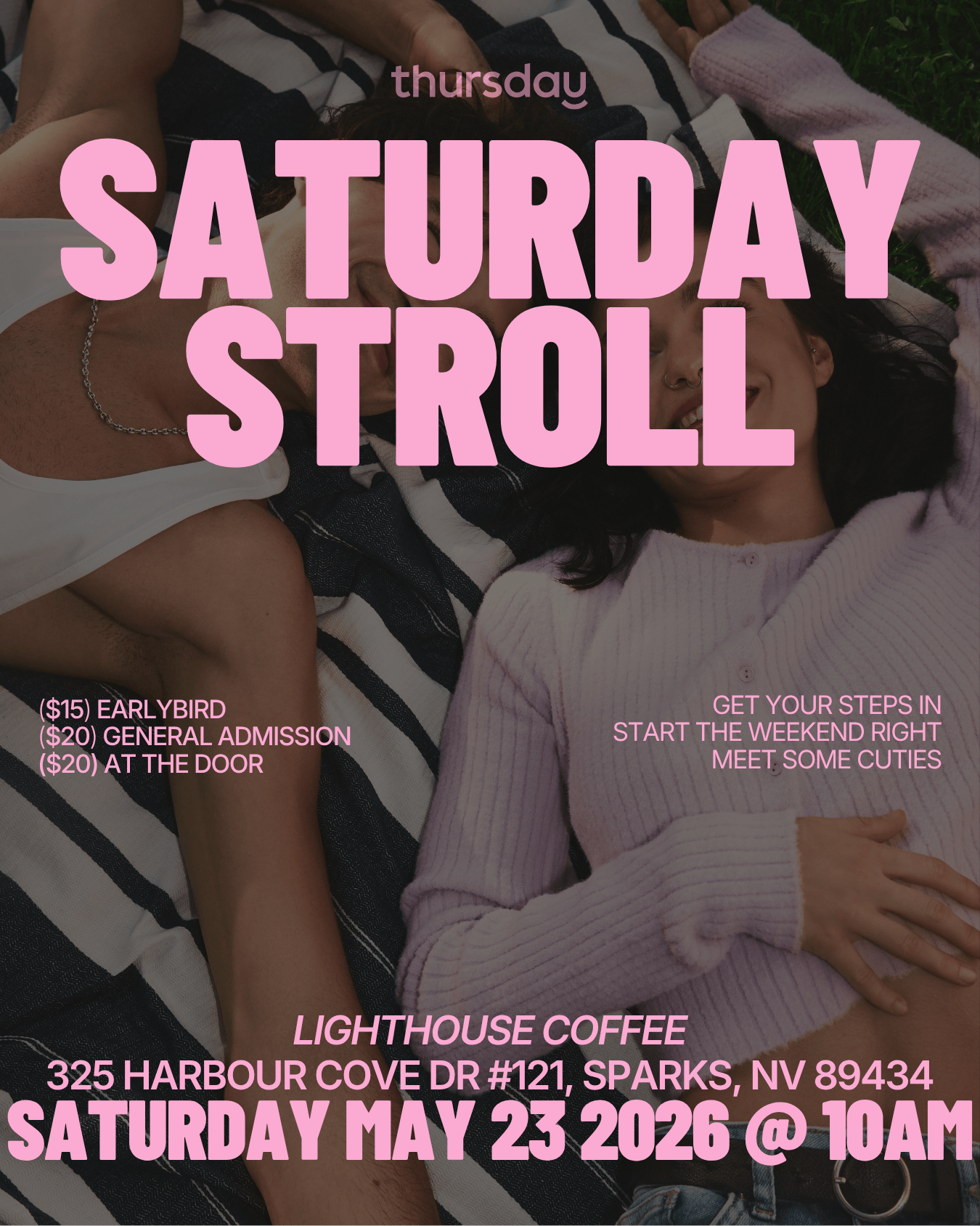 THURSDAY | SINGLES SATURDAY STROLL | LIGHTHOUSE COFFEE