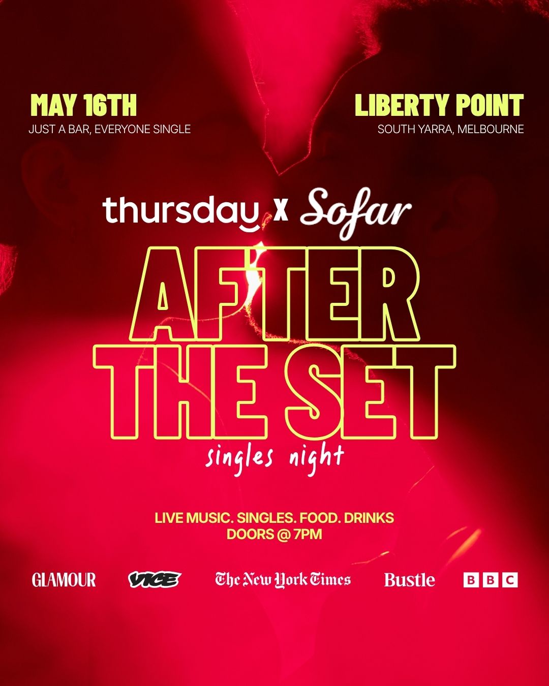 Saturday | Thursday x Sofar Sounds: After The Set Singles Night | Philadelphia