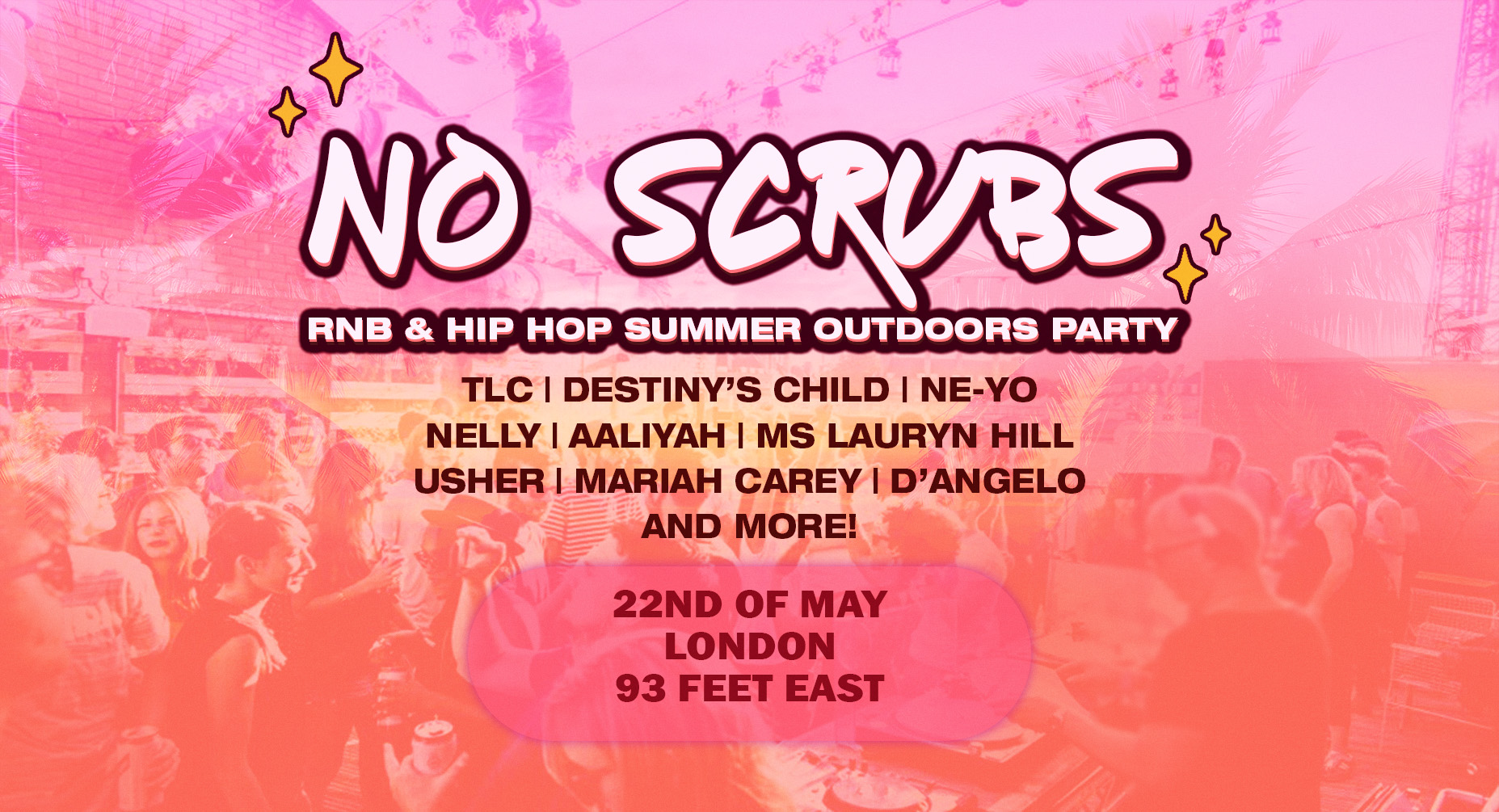 No Scrubs: 90s & 00s R&B Summer Terrace Party (London)