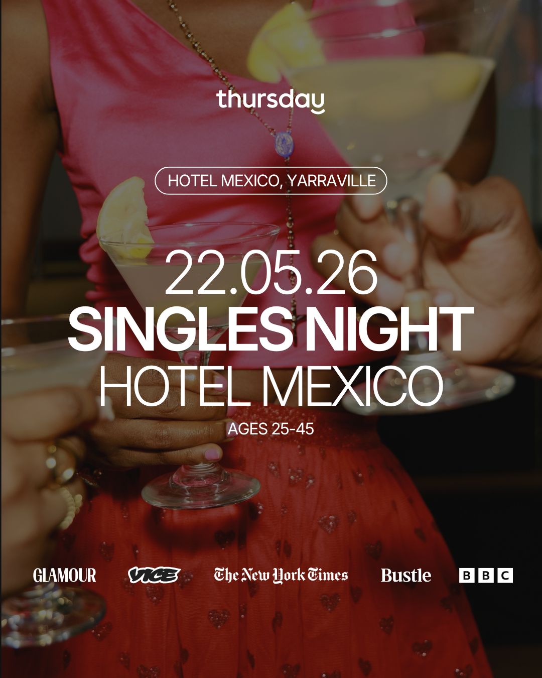 Friday | Westside Singles Friday Night (25–45)  | Yarraville