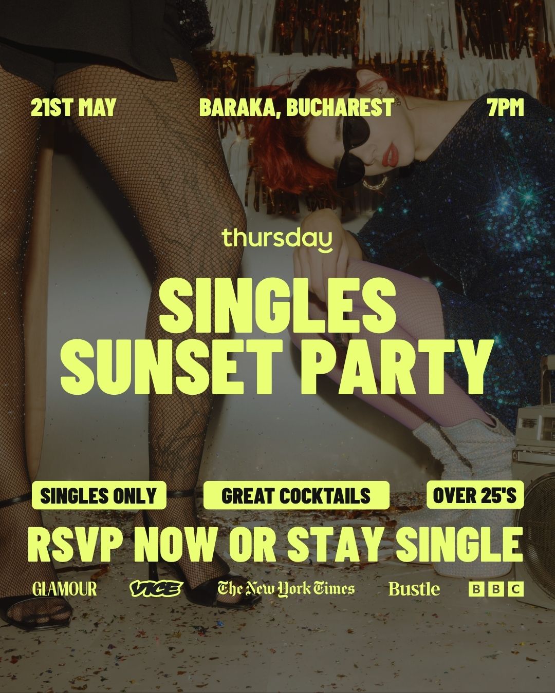THURSDAY | PRE-SUMMER SUNSET PARTY |  BUCHAREST
