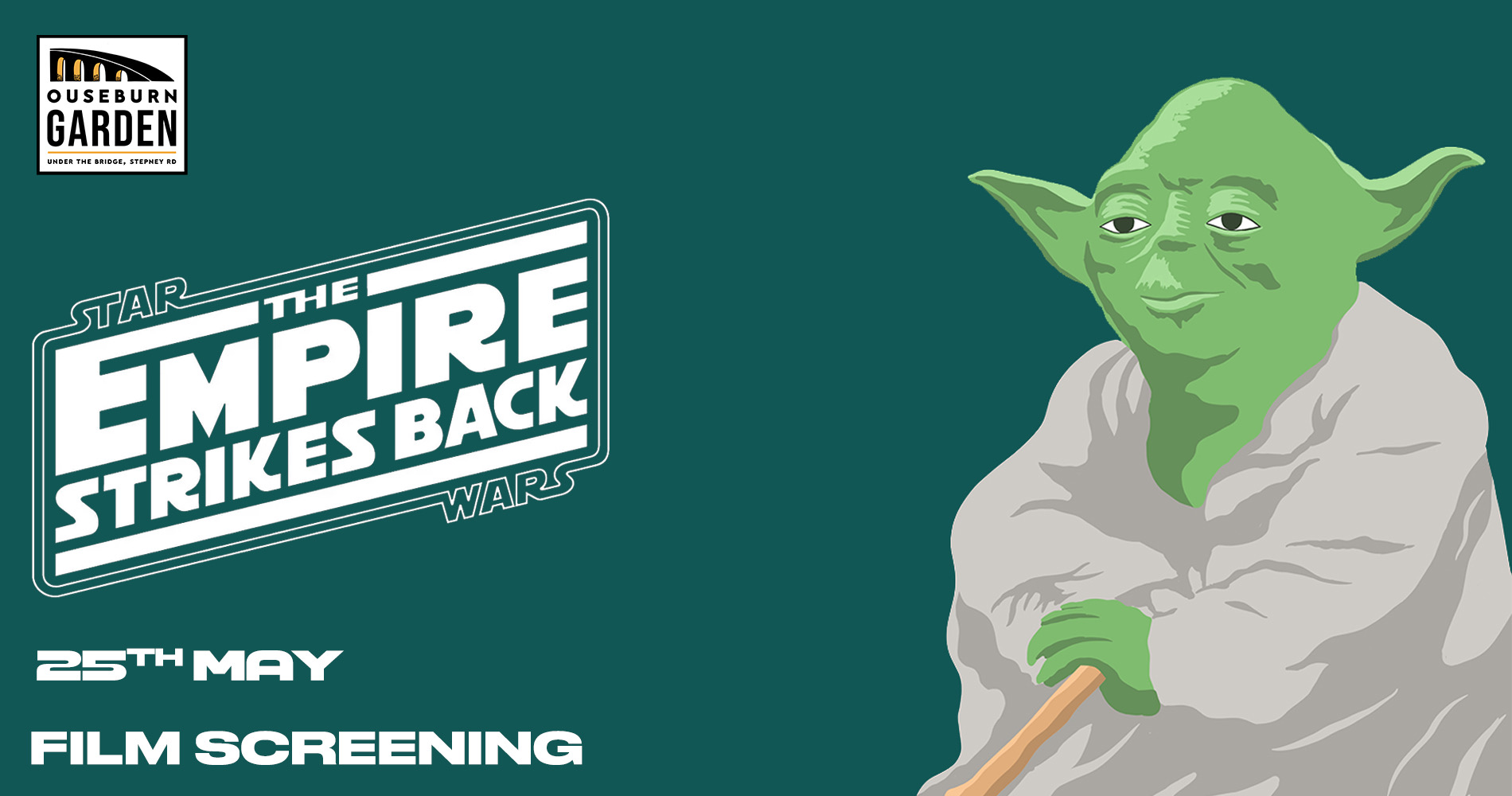 🌌 The Empire Strikes Back – Outdoor Cinema at Ouseburn Garden 🌌