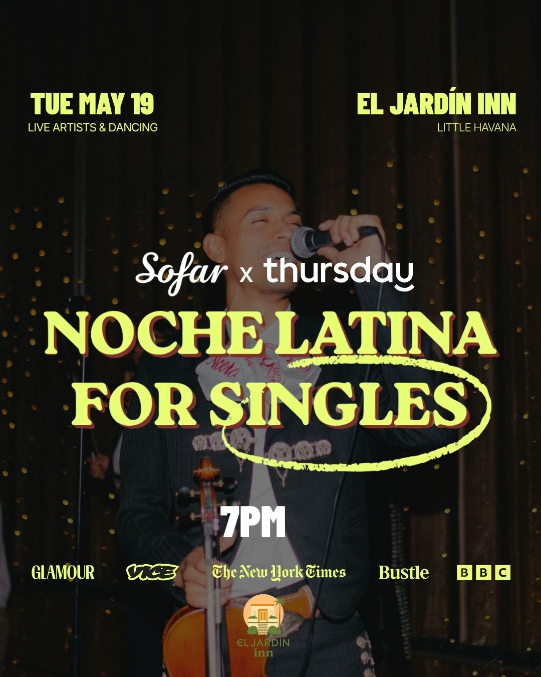 Tuesday | Noche Latina for Singles 🕺💃  (BYOB) | Little Havana