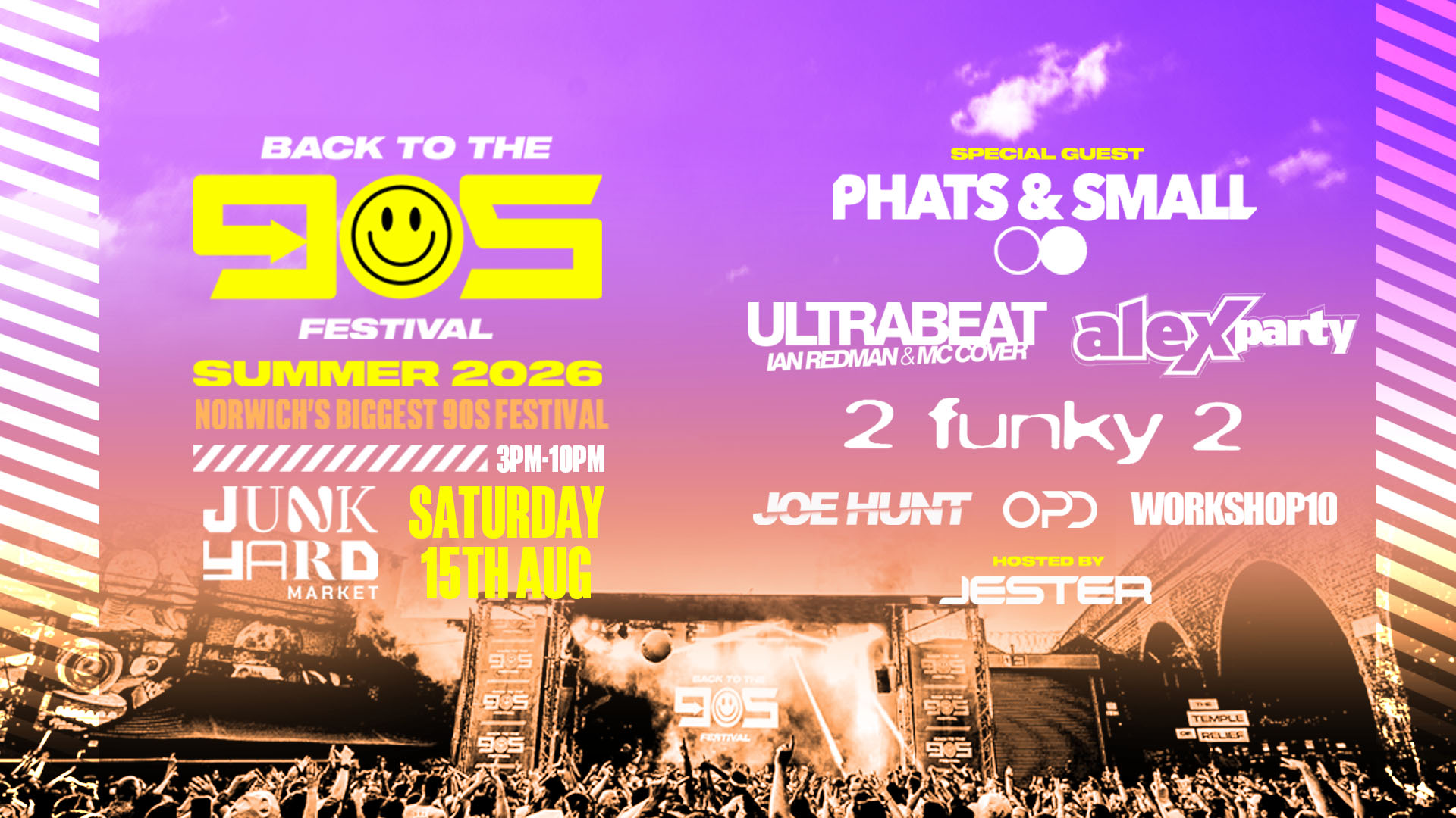 Back To The 90s – Summer Outdoor Festival – Norwich [TICKETS SELLING FAST!]