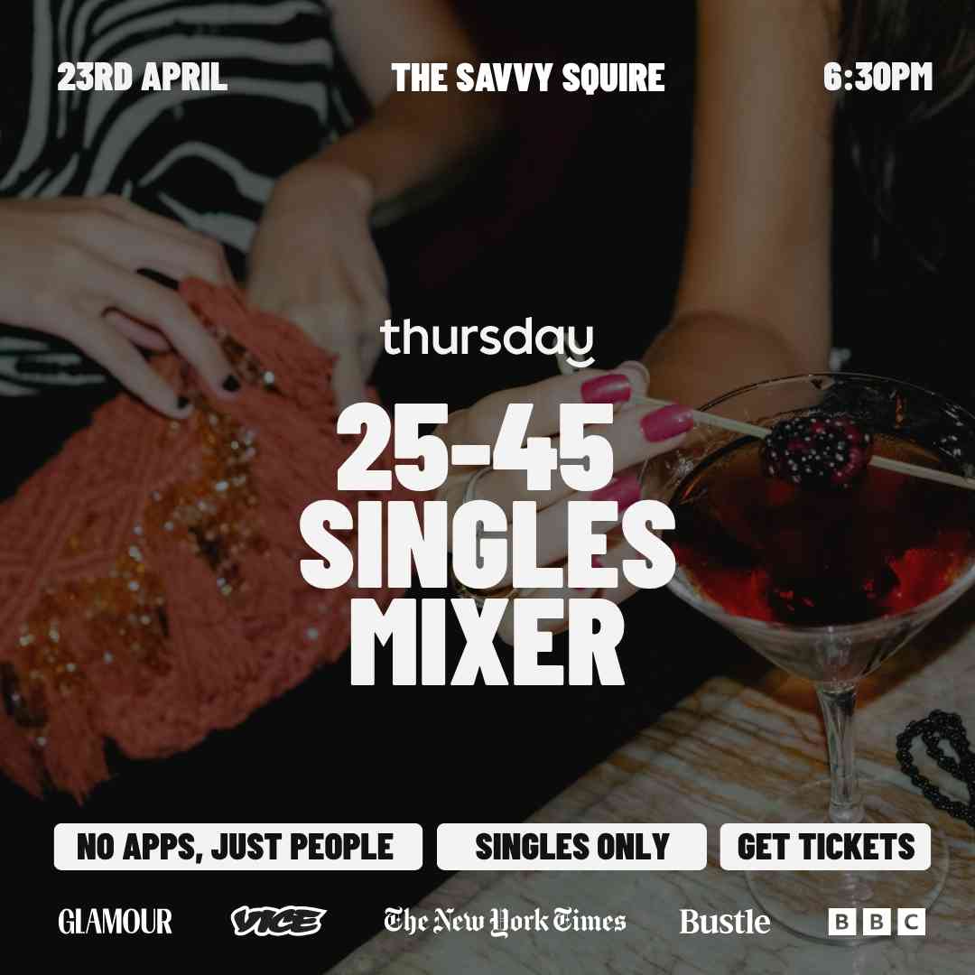 Thursday | 25-45 Singles Mixer @ The Savvy Squire | Mooloolaba