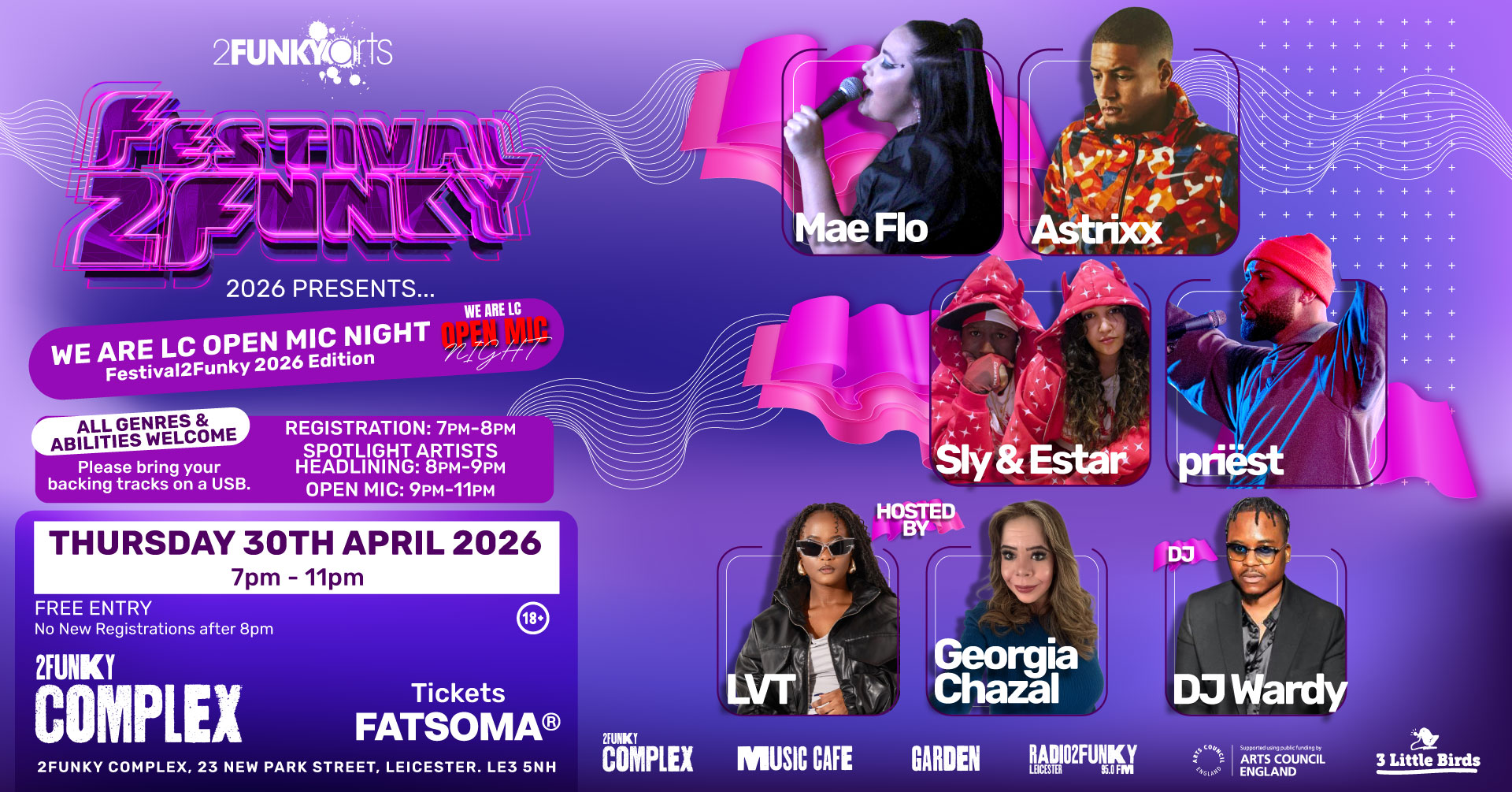 We Are LC Showcase & Open Mic @ Festival2Funky 2026