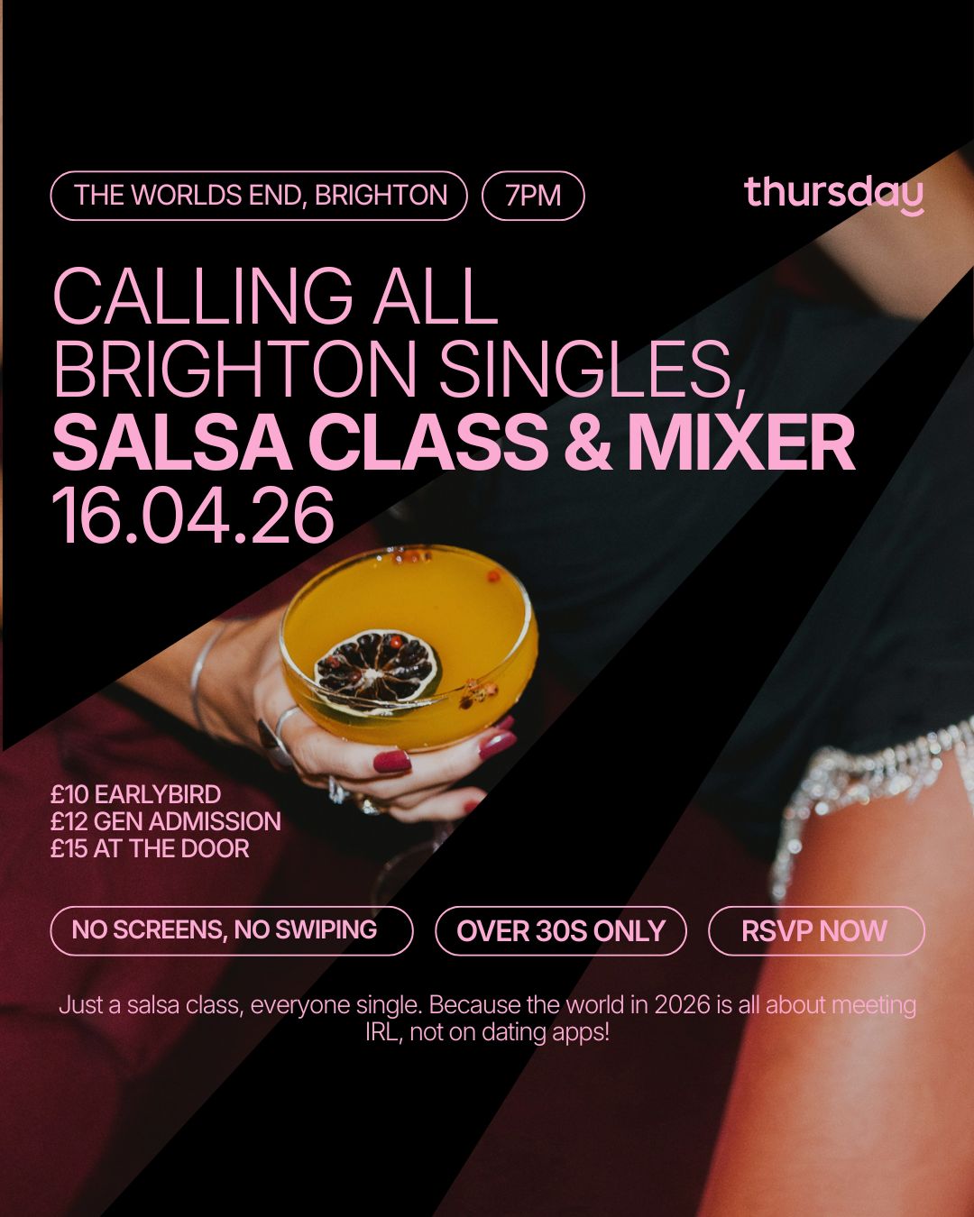 Thursday | Salsa Class & Singles Mixer | The Worlds End