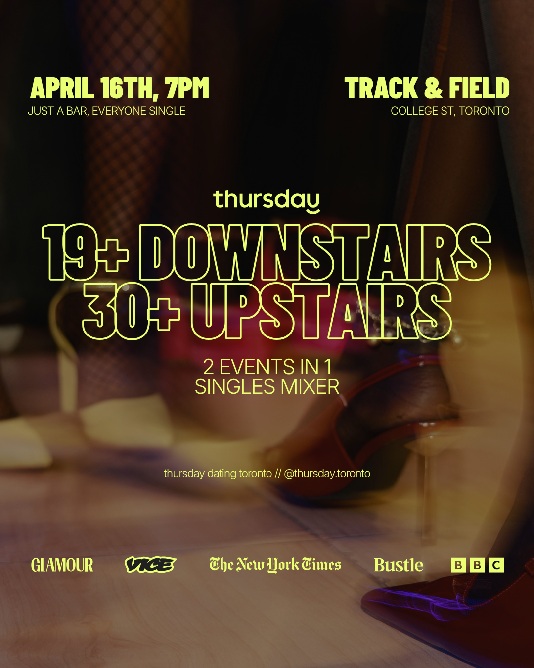 Thursday | Track & Field (2 Events In 1) | Toronto