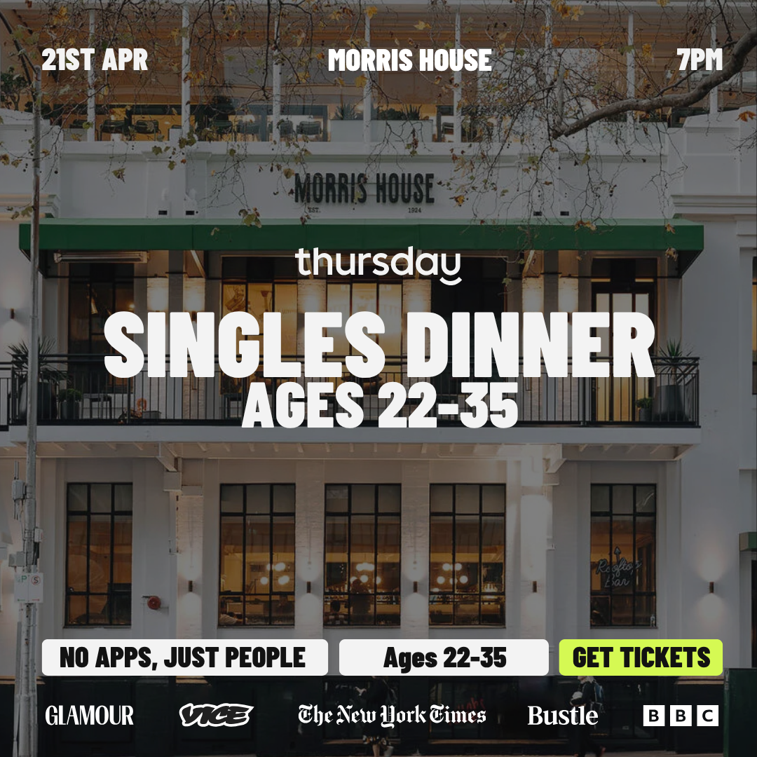 Tuesday | Morris House Singles Dinner (22-35) | CBD