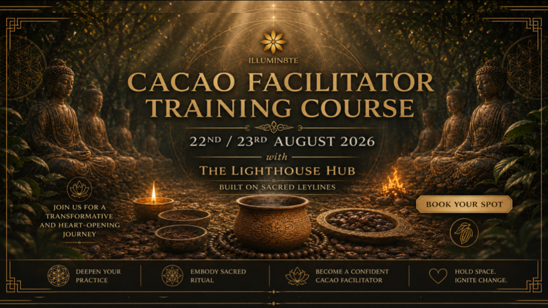 Cacao Facilitator Training Course / Wingsofbuddha (Saturday / Sunday 22nd & 23rd August ) @ THE LIGHTHOUSE HUB