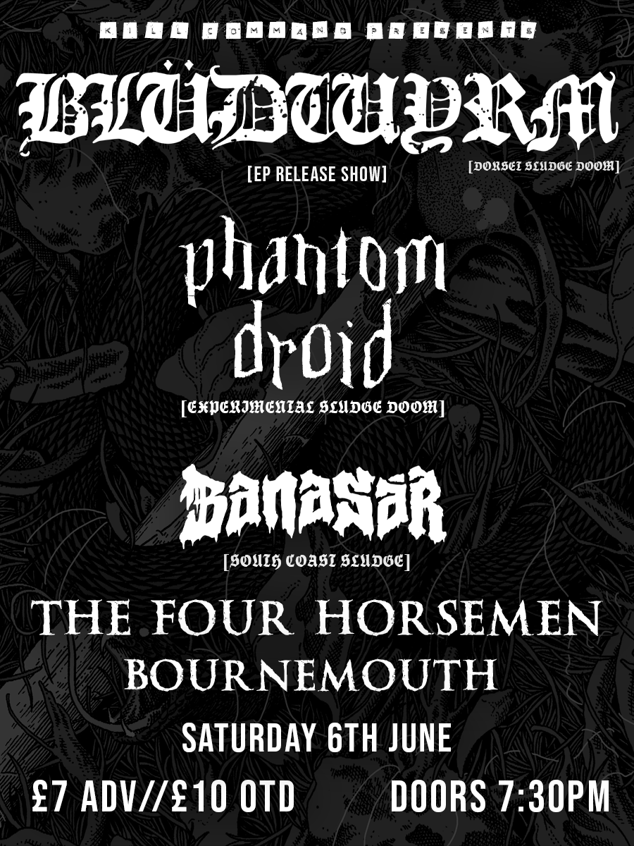 Kill Command Presents: blüdwyrm – EP Release Show