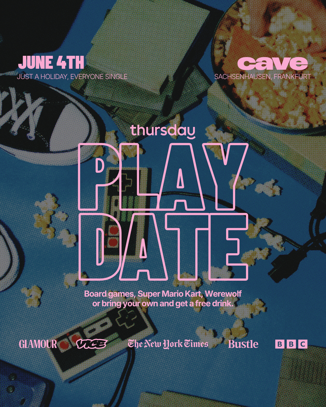 Thursday | Play Date (21+) @ cave | Frankfurt | Tickets at thursday.com