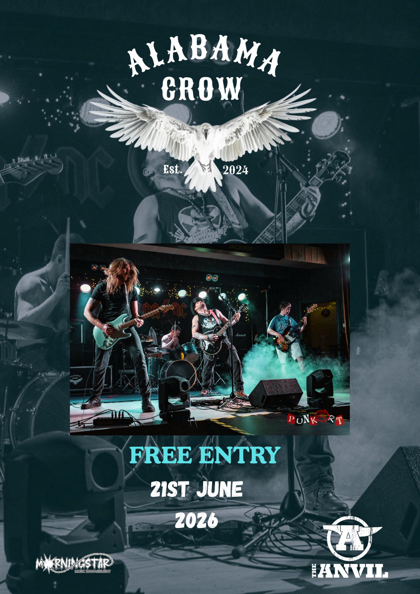 Alabama Crow – FREE ENTRY // Support TBC