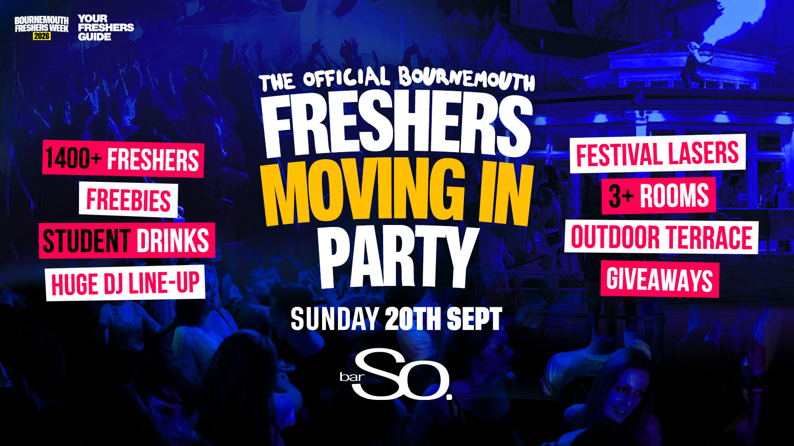 The Bournemouth Freshers Moving In Party / TONIGHT! | Bournemouth Freshers 2026