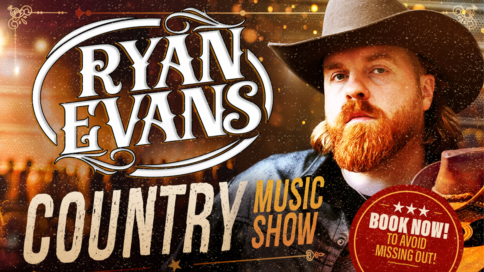🚨 THIS SUNDAY! 🤠 The Ryan Evans Country Music Show plus his live band