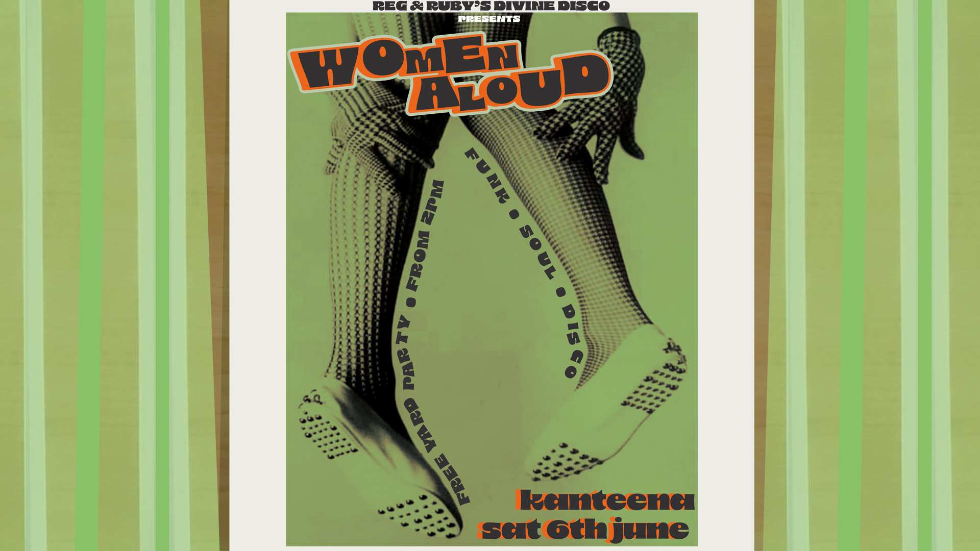 REG & RUBY’S DIVINE DISCO Presents: WOMEN ALOUD