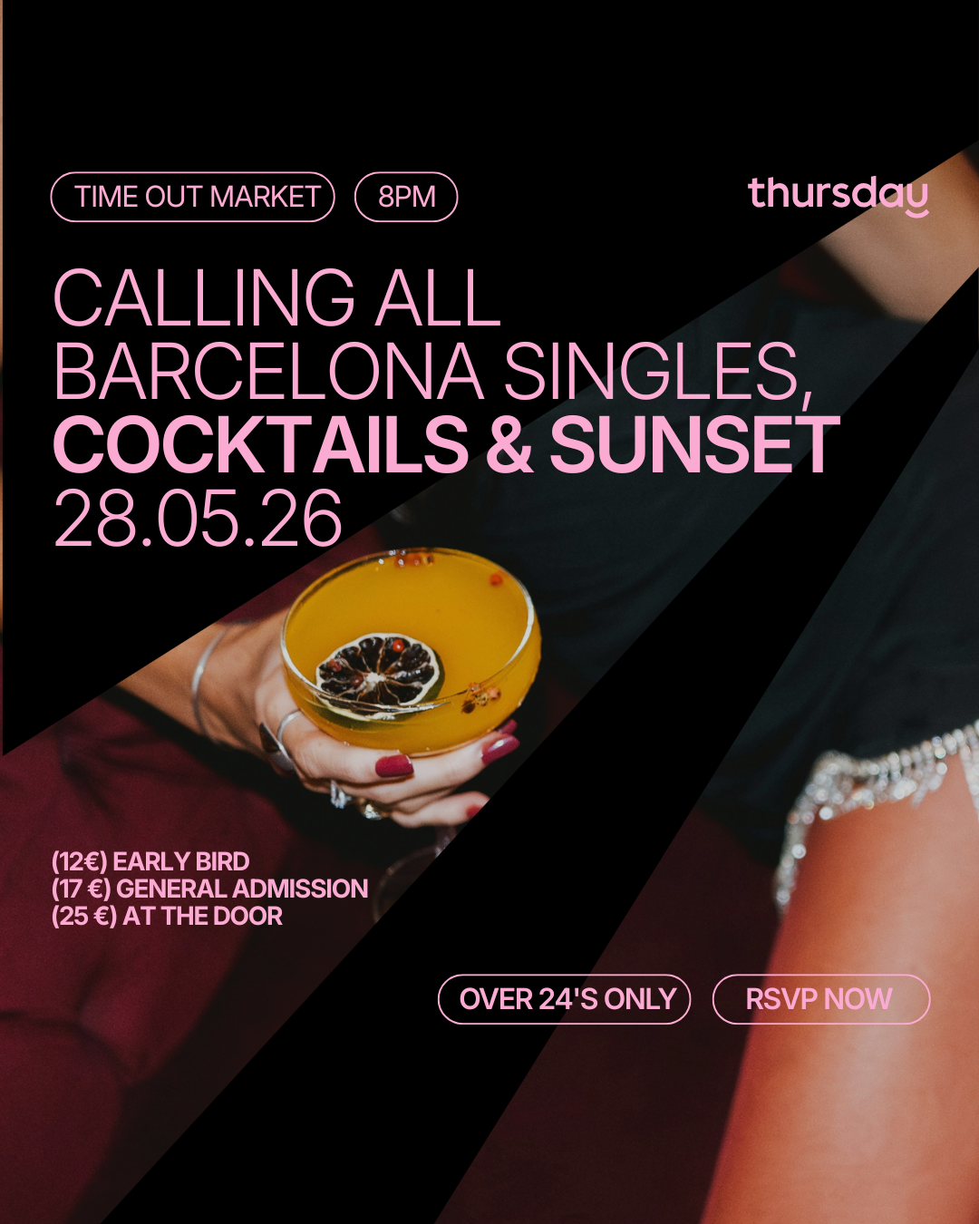 Thursday | Cocktails, Rooftop & Sunset | Barcelona