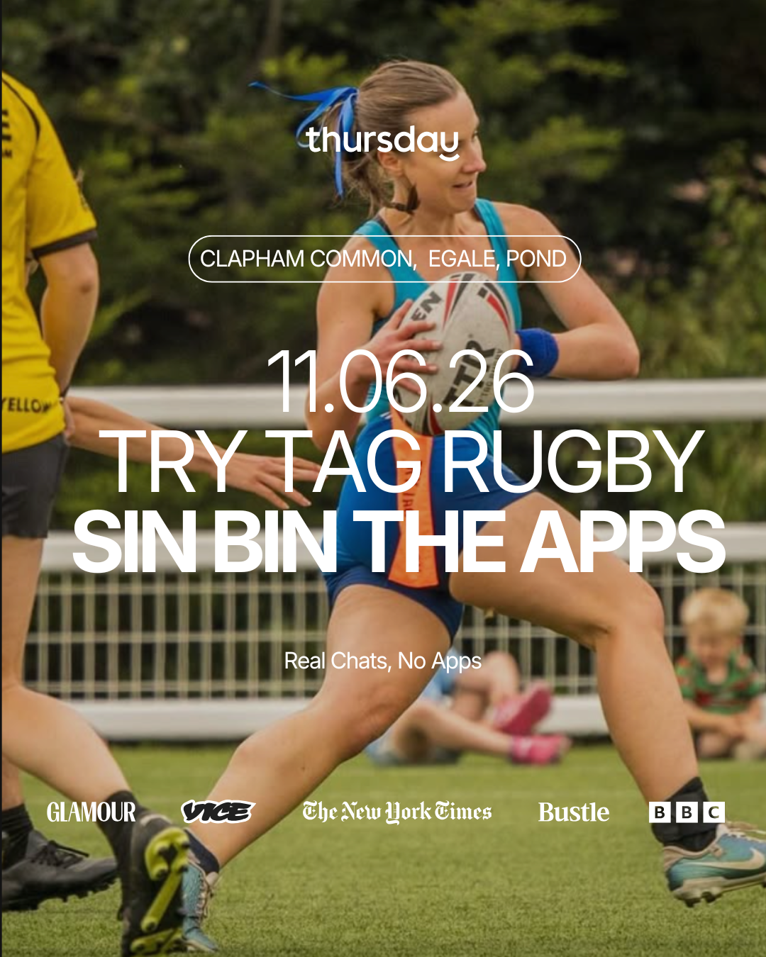 Thursday | Try Tag Rugby | Clapham Common