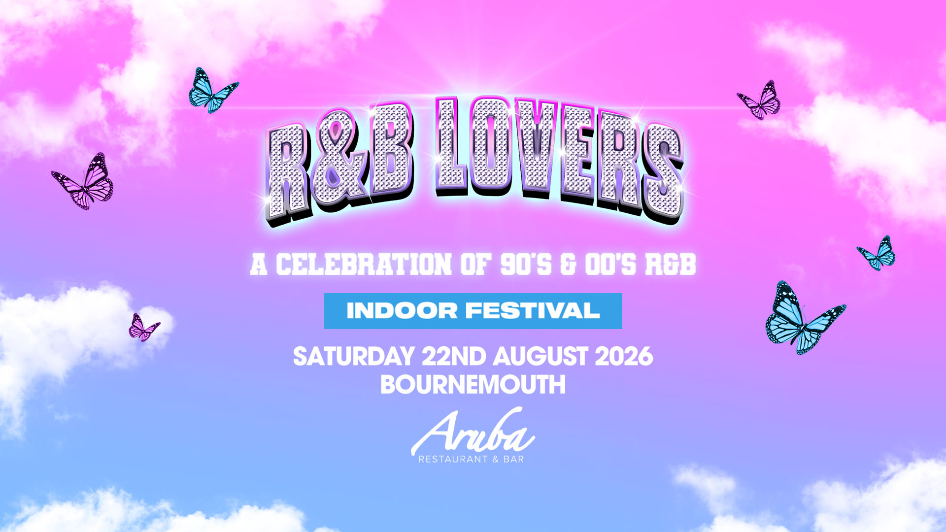 R&B Lovers – Saturday 22nd Aug – Aruba Bournemouth [FINAL TICKETS!]