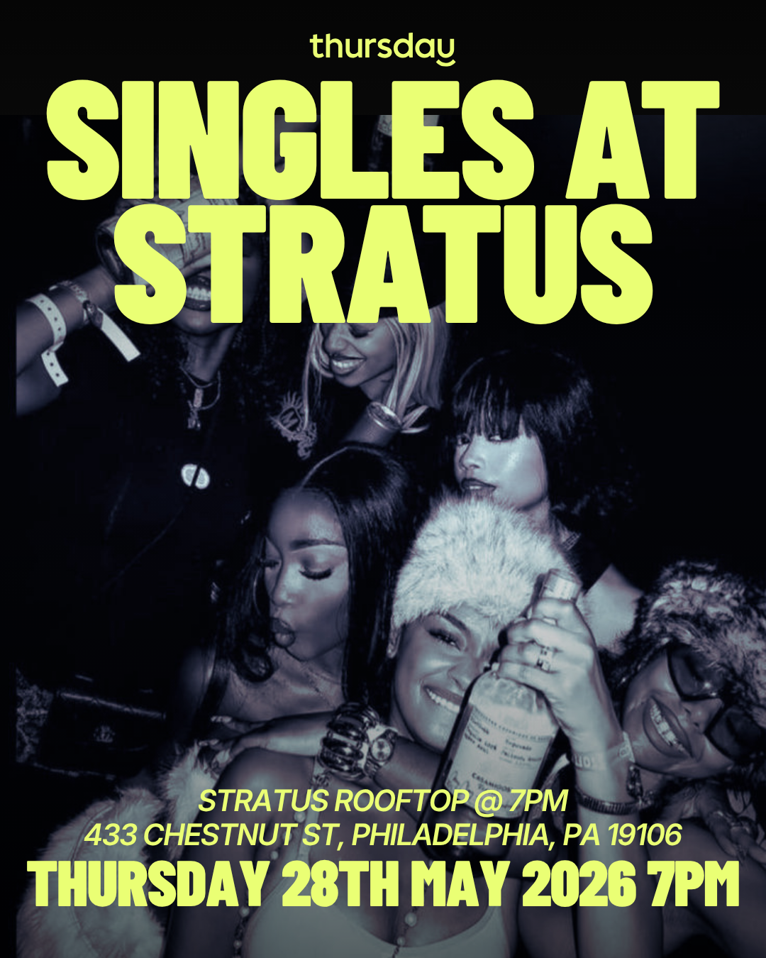 Thursday | Singles at Stratus: R&B Night | Philadelphia
