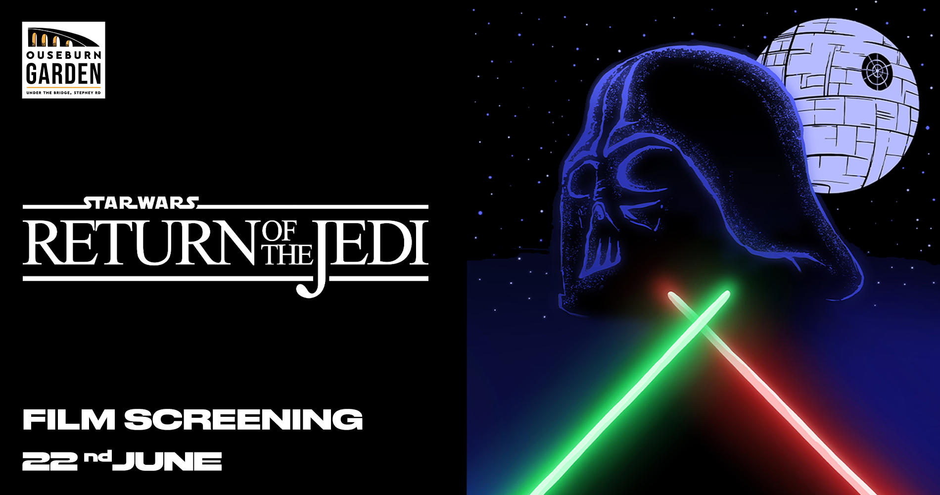🌌 Star Wars Outdoor Cinema – Return of the Jedi at Ouseburn Garden 🌌