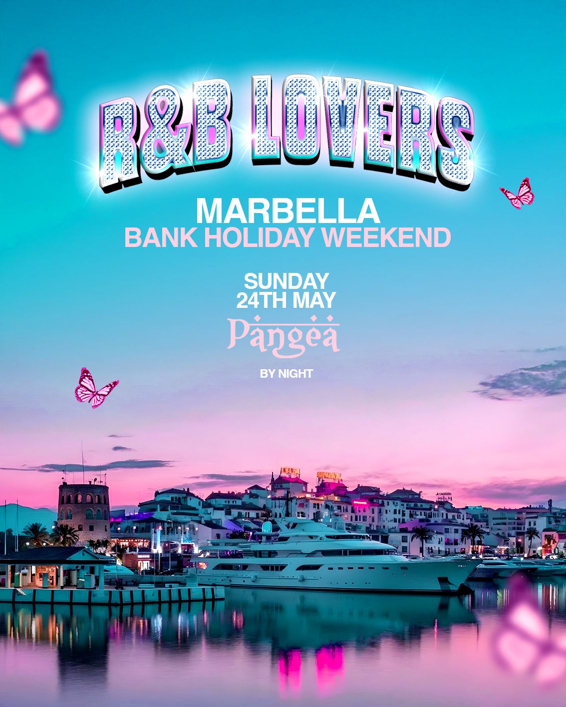 R&B Lovers Bank Hol Special – Sunday 24th May – Pangea Marbella [FINAL TICKETS REMAIN!]