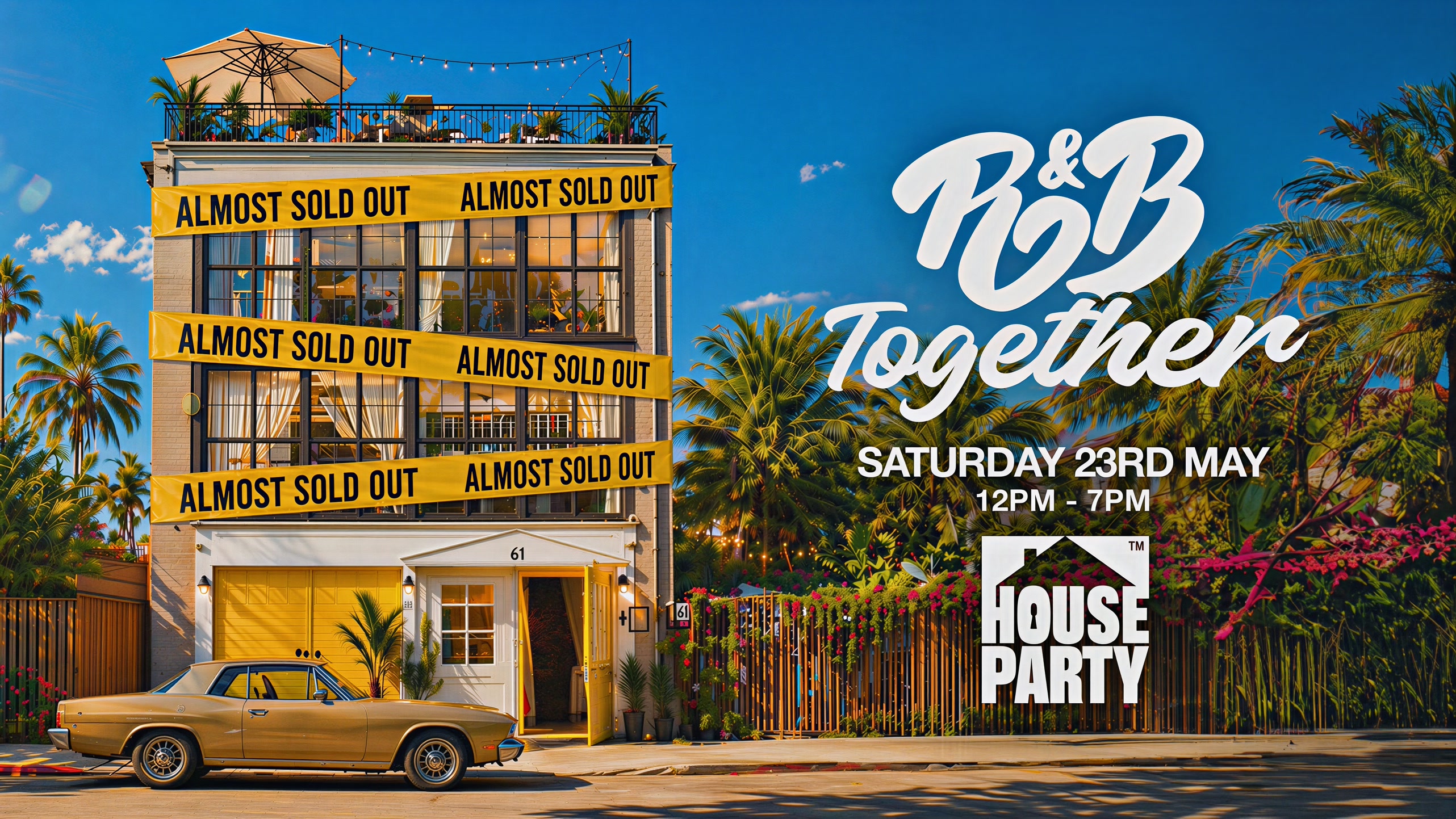 R&B Together: Summer Brunch House Party 🎉☀️ – LAST 25 TICKETS ⚠️