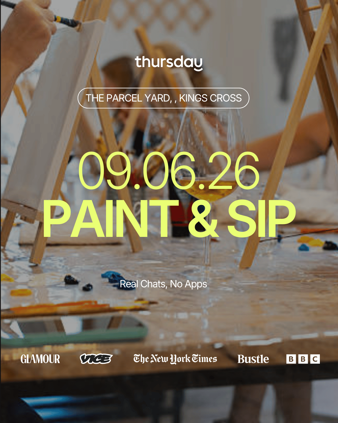 Tuesday | Paint and Sip | Kings Cross