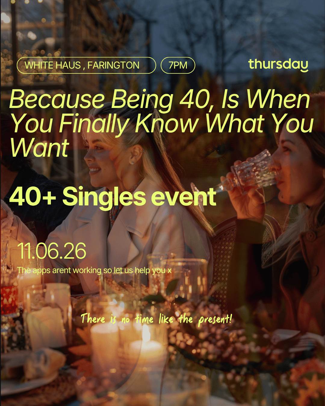 Thursday | 40+ Night | Farringdon