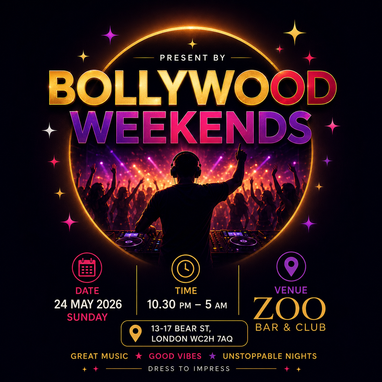 Bollywood Weekendas