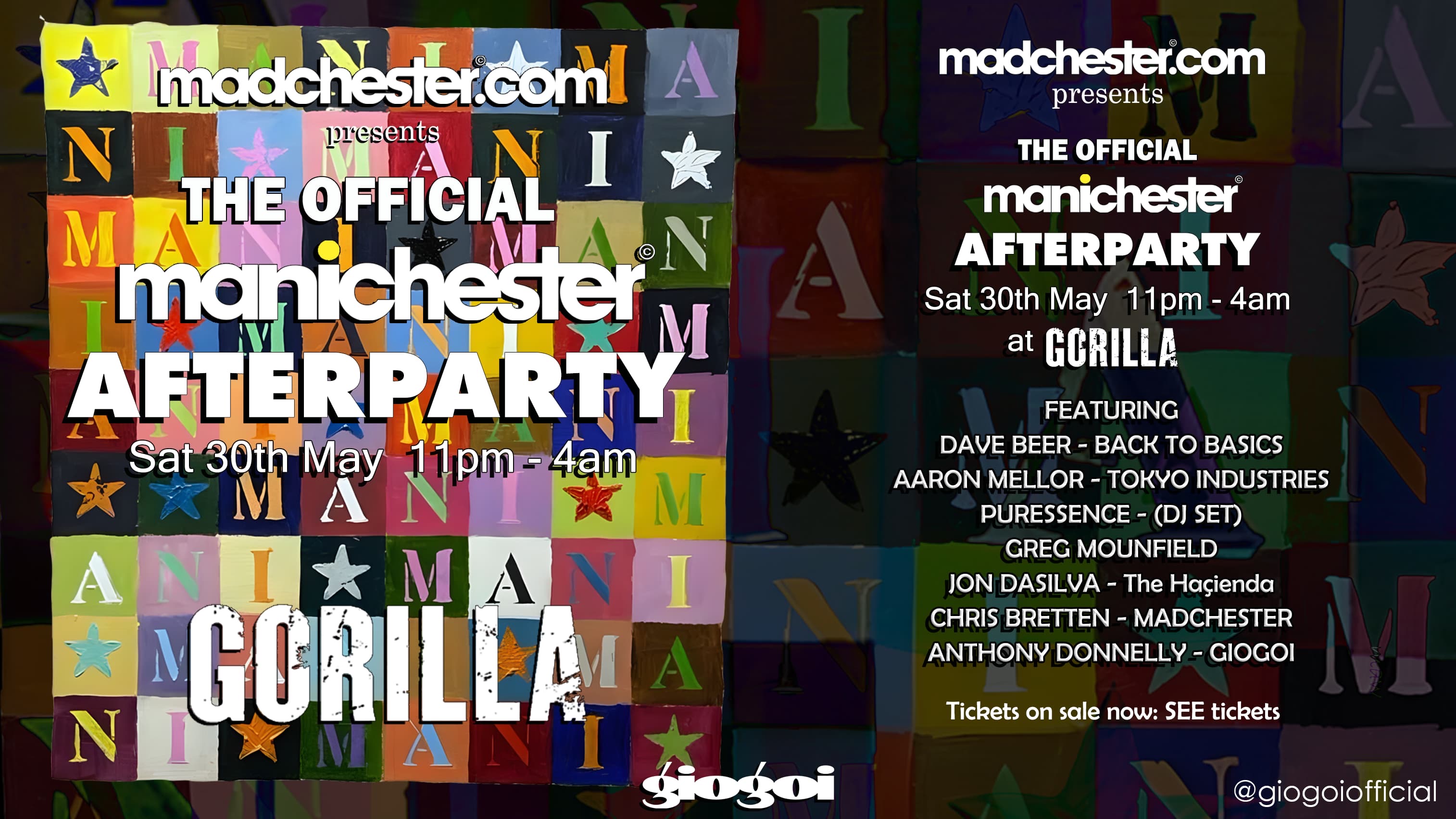 Madchester.com presents: Manichester Aftershow