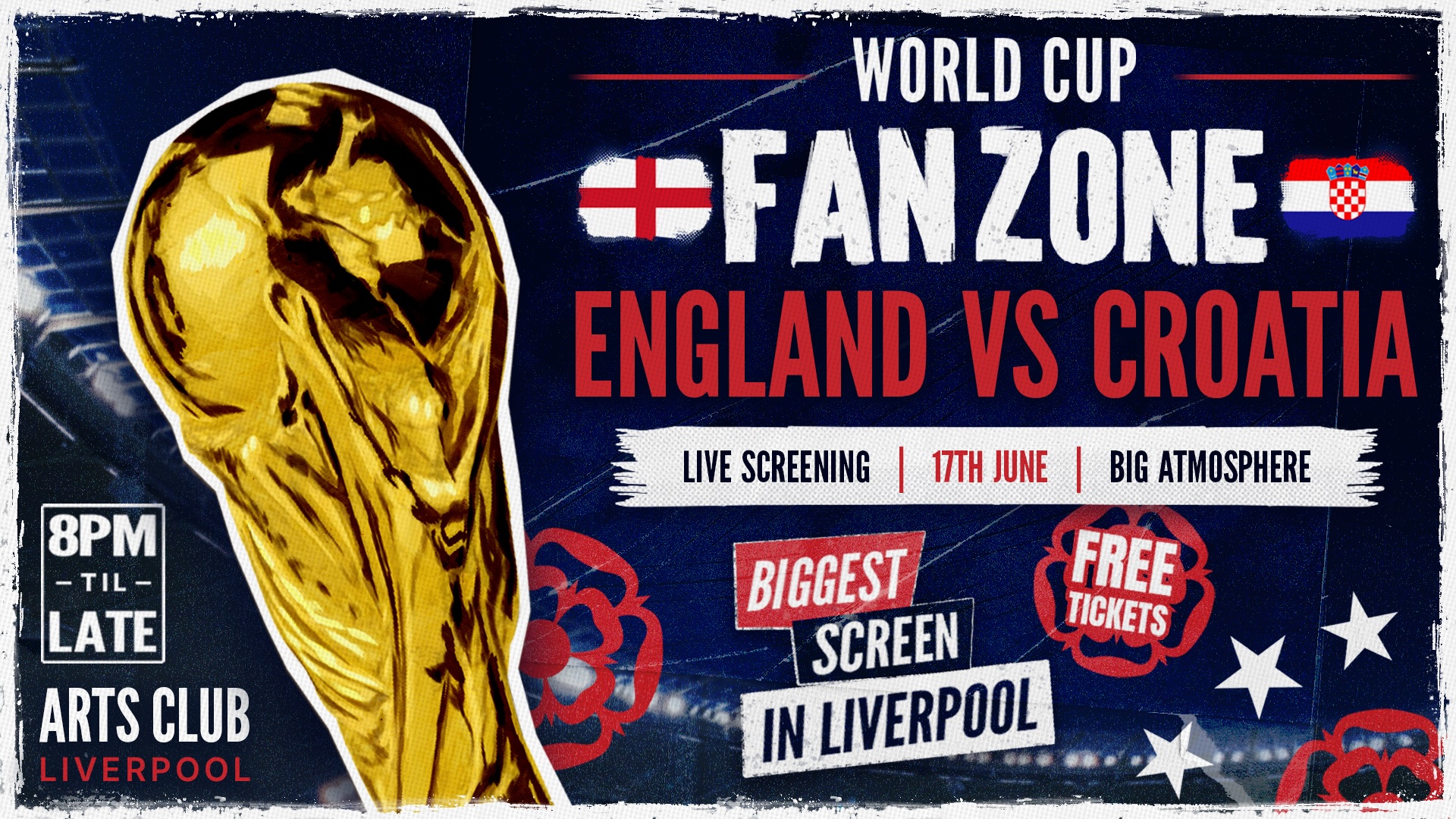 ENGLAND VS CROATIA – WORLDCUP FANZONE