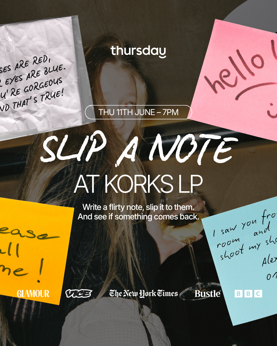 Thursday | Slip A Note (30+) @ Korks LP | Frankfurt | Tickets at thursday.com