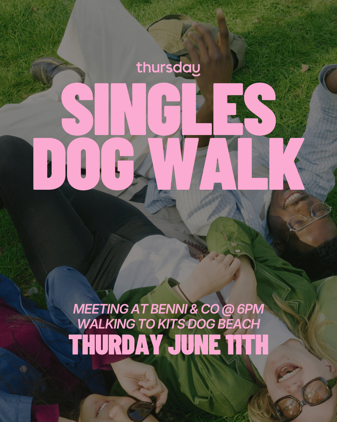 Thursday | Singles Dog Walk Kitsilano | Vancouver | Tickets at Thursday.com