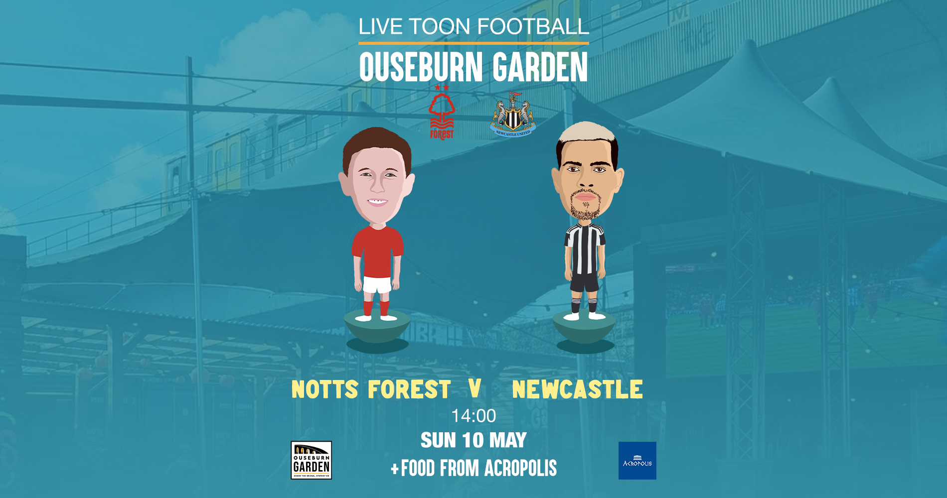 Nottingham Forest v Newcastle United on The Big Screen