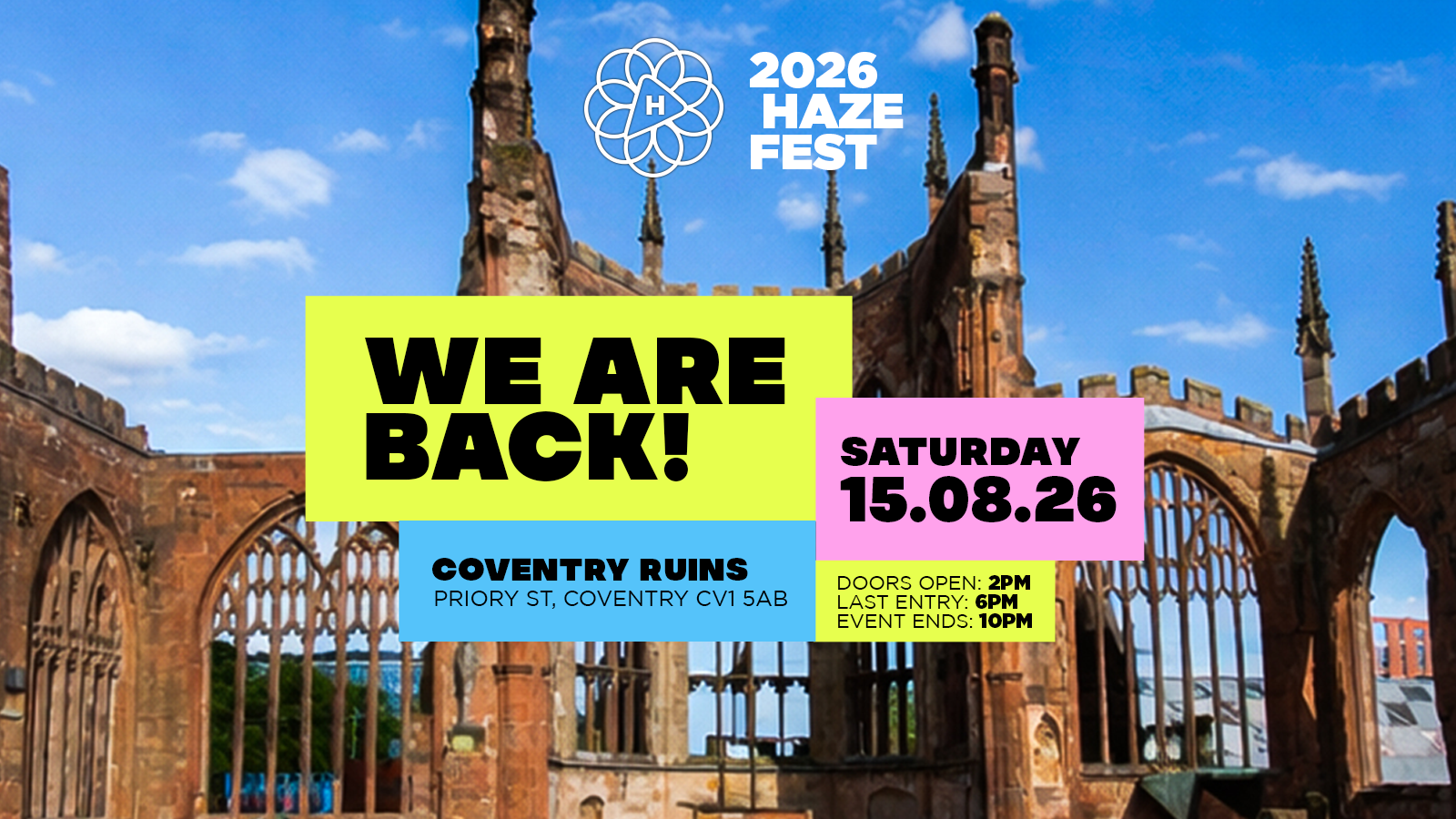 Haze Festival - Sat 15th August 2026